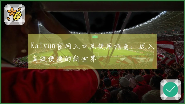 Kaiyun官网入口及使用指南，迈入高效便捷的新世界